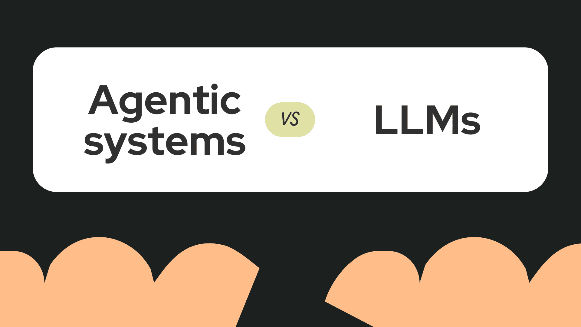 Comparing Agentic AI to Large Language Models